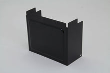 Load image into Gallery viewer, Black embossed V-TWIN battery side cover for motorcycle electrical system, showcasing textured surface and fitting details.