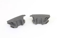 Load image into Gallery viewer, V-Twin M8 finned spark plug cover set for engine, granite finish, durable metal construction, designed for V-Twin motorcycle engines.