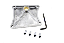 Load image into Gallery viewer, Polished V-TWIN drive line inspection cover, showcasing a sleek, shiny metal finish on a motorcycle component.