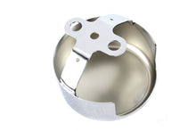Load image into Gallery viewer, V-TWIN Skull Horn Cover Chrome for motorcycle electrical system, featuring a detailed skull design and shiny chrome finish.