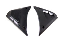 Load image into Gallery viewer, V-Twin FXR chassis side cover set with vented design, made for motorcycle frame customization and protection.