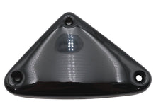Load image into Gallery viewer, V-TWIN black ignition module cover for smooth style electrical ignition systems, shown on a motorcycle component.