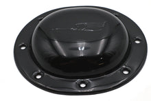 Load image into Gallery viewer, V-Twin Replica Bird Style Derby Cover in black for drive line applications, showcasing detailed bird design on a motorcycle part.