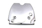 Chrome V-TWIN Battery Top Frame Cover for Drive Line, designed for motorcycles, featuring a sleek chrome finish and durable construction.