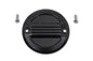 V-TWIN black air flow ignition system cover for motorcycle electrical components, with vented design and V-TWIN branding.