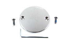 Load image into Gallery viewer, V-Twin M8 ignition system cover in smooth chrome finish, electrical component for Harley-Davidson motorcycles.