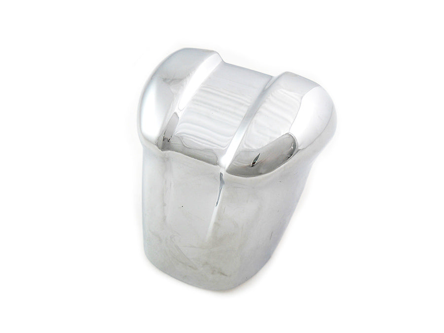 V-TWIN Chrome Hulk Style Horn Cover for motorcycle electrical system, featuring a bold, polished chrome finish.