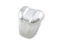V-TWIN Chrome Hulk Style Horn Cover for motorcycle electrical system, featuring a bold, polished chrome finish.