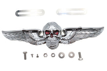 Load image into Gallery viewer, Skull Wing License Plate Ornament