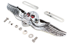 Load image into Gallery viewer, Skull Wing License Plate Ornament