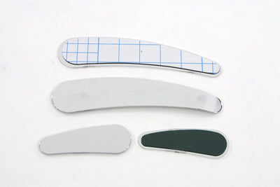 V-TWIN smooth chassis frame cover trim set for motorcycle, featuring sleek design and durable material for a polished look.