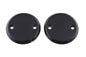Black V-Twin 45-inch side valve inspection cover set, showing detailed metal covers for motorcycle engine maintenance.