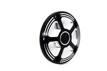 Load image into Gallery viewer, V-TWIN black contrast 5-hole electrical point cover with a sleek finish, designed for motorcycle electrical components.