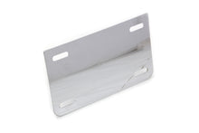 Load image into Gallery viewer, Chrome V-TWIN license plate frame backing plate for motorcycle lighting, featuring a sleek, polished finish.