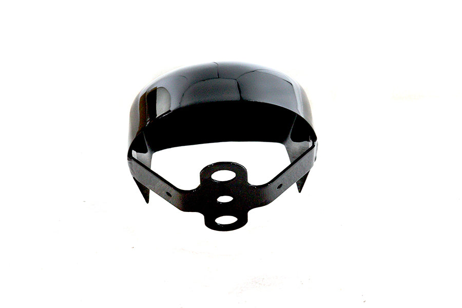 Black V-Twin horn cover for motorcycle electrical system, showcasing the V-Twin brand and its sleek, durable design.