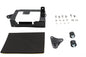 V-TWIN black electrical battery carrier kit with mounting hardware for motorcycle batteries, part 42-1571a.