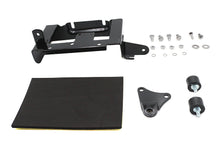 Load image into Gallery viewer, V-TWIN Black Battery Carrier Kit for electrical systems, showing the durable black battery holder with mounting hardware.