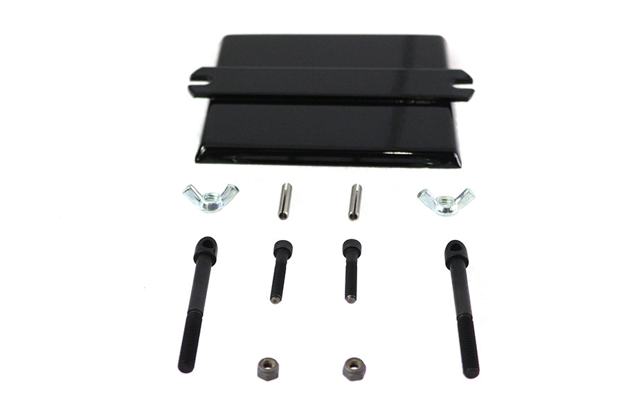 V-TWIN 45-inch black battery box top kit for electrical systems, suitable for V-TWIN motorcycle models.