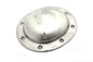 V-Twin stainless steel derby cover for drive line, replica V-twin V-Twin logo engraved on polished finish.