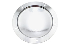 Load image into Gallery viewer, V-Twin Finned Derby Cover Alloy for drive line, featuring polished metal and finned design, compatible with V-Twin motorcycle models.