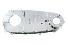 Load image into Gallery viewer, Chrome V-TWIN Replica Inner Primary Cover for drive line, featuring detailed design and polished finish.
