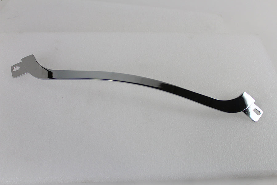V-Twin Road Glide windshield center trim kit in chrome, designed for windshield and sissy bar accessories.