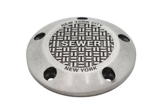 Load image into Gallery viewer, V-Twin NYC TC-88 electrical ignition cover with five holes, designed for motorcycle ignition systems.