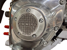 Load image into Gallery viewer, V-Twin NYC TC-88 electrical ignition cover with five holes, designed for Harley-Davidson engine ignition systems.