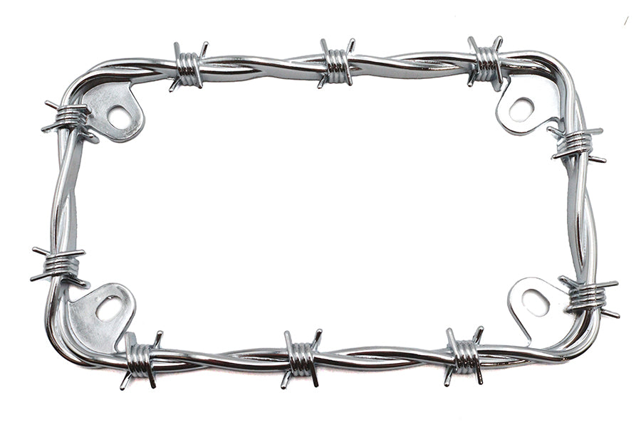 Barbed Wire License Plate Frame
