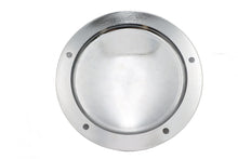 Load image into Gallery viewer, Chrome V-Twin Finned Derby Cover for drive line applications, featuring a polished, decorative design by V-Twin.