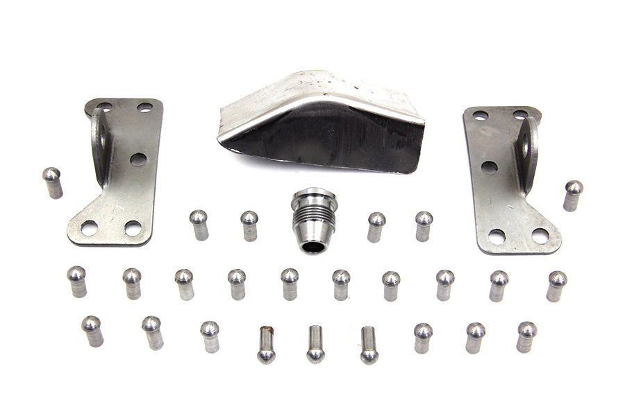 V-TWIN Primary Loose Parts Kit Raw for drive line, includes various components for motorcycle V-TWIN drive system.
