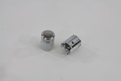 V-TWIN Valve Stem Cover Set for wheels and tires, includes multiple colorful covers for motorcycle valve stems, durable and easy to install.