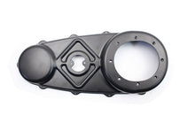 Load image into Gallery viewer, V-Twin Outer Primary Cover Flat Matte Black for drive line motorcycle, showing durable black finish and precise fit