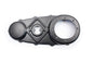 V-Twin Outer Primary Cover Flat Matte Black for drive line motorcycle, showing durable black finish and precise fit