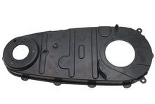 Load image into Gallery viewer, V-Twin Factory Sample Replica Inner Primary Cover in black for V-Twin drive line motorcycle models, showing detailed metal finish.