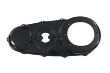 Load image into Gallery viewer, V-Twin V-TWIN Replica Outer Primary Cover in matte black for drive line, showcasing detailed motorcycle engine component.