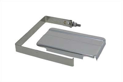 V-TWIN electrical battery top cover and strap kit with protective strap for motorcycle batteries, part number 42-5515a.