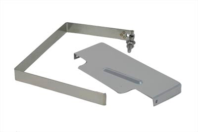 V-TWIN Battery Top Cover and Strap Kit for electrical systems, featuring protective cover and securing strap for batteries.
