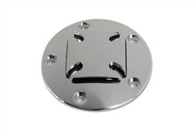 Load image into Gallery viewer, V-TWIN Maltese ignition system cover with five raised holes in chrome finish, designed for electrical motorcycle components.