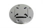 V-TWIN Maltese ignition system cover with five raised holes in chrome finish, designed for electrical motorcycle components.