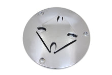 Load image into Gallery viewer, Iron Cross Raised Primary Derby Cover Chrome Billet