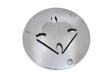 Load image into Gallery viewer, Iron Cross Raised Primary Derby Cover Chrome Billet