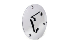 Load image into Gallery viewer, Iron Cross Raised Primary Derby Cover Chrome Billet