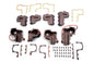 V-TWIN lower valve spring cup set for engine, parkerized finish, includes multiple spring cups, shown in the image.