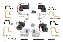 Load image into Gallery viewer, V-TWIN lower valve spring cup set for engine, parkerized finish, includes multiple spring cups, part number 42-6175a.
