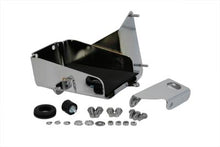 Load image into Gallery viewer, V-TWIN XLH Battery Carrier Kit in chrome, electrical accessory with sturdy construction and chrome finish for Harley Davidson motorcycles