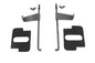 V-Twin Parkerized battery rod set with flag and pads for electrical maintenance, featuring durable metal construction.