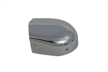 Load image into Gallery viewer, Chrome V-Twin Horn Cover for motorcycle electrical systems, featuring a sleek, polished finish on a sturdy metal construction.