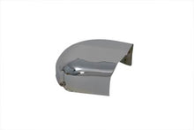 Load image into Gallery viewer, Chrome V-TWIN horn cover for electrical system, featuring a sleek, polished finish and detailed V-TWIN branding.