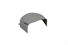 Load image into Gallery viewer, Chrome V-Twin horn cover for electrical systems, featuring a sleek, polished finish for motorcycle customization.